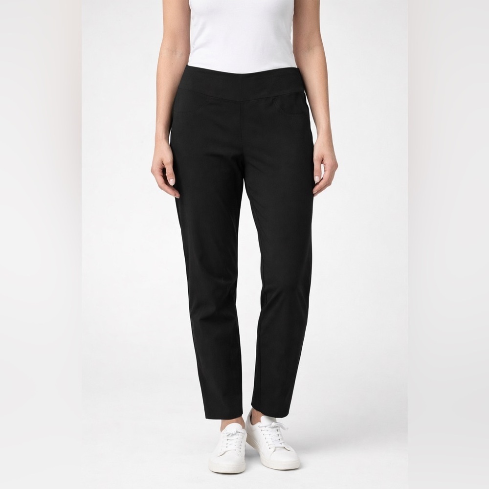Ruby Rd. Black Ankle Pants Slimming Size 8 NWT